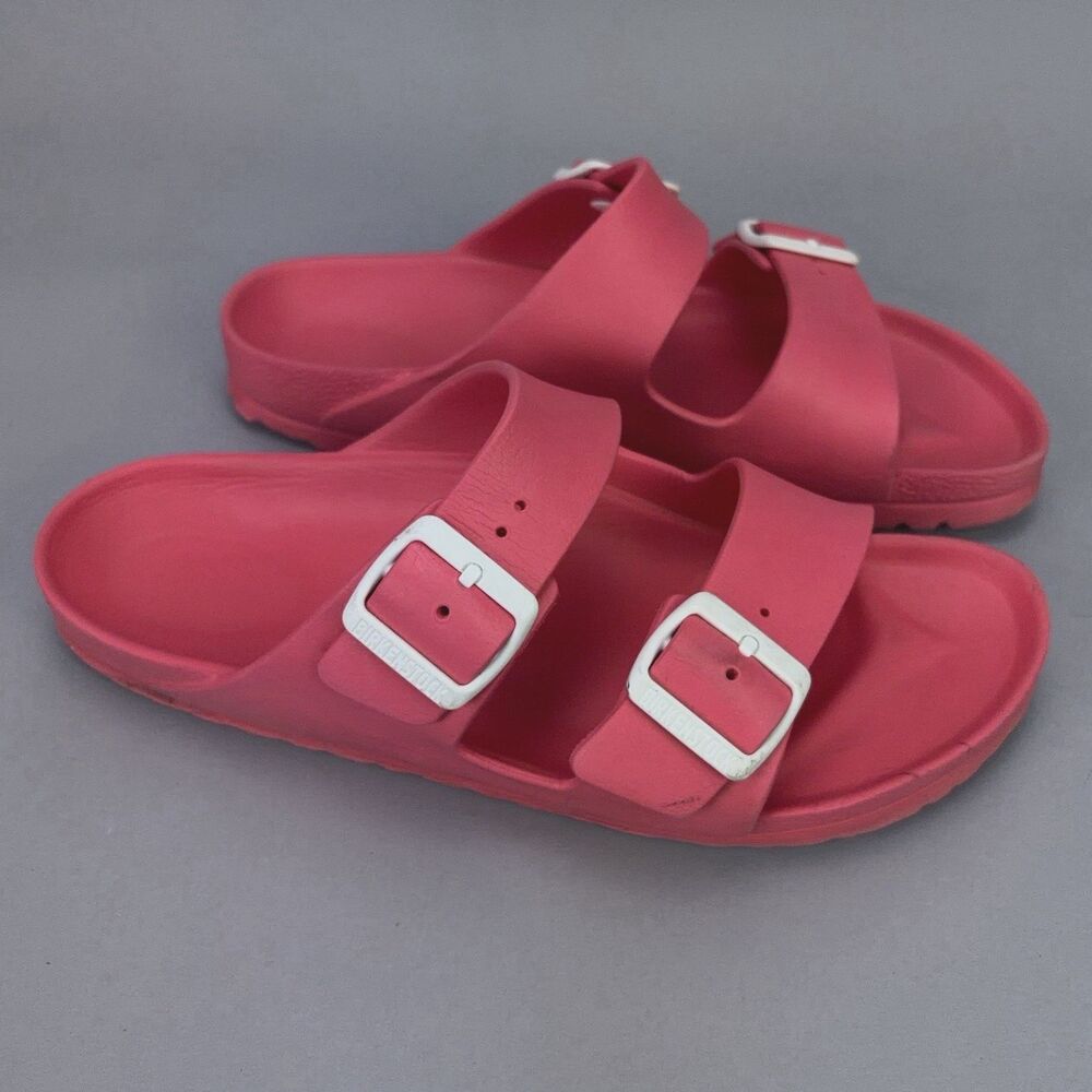 BIRKENSTOCK Arizona Essentials EVA Fuchsia Pink Slides US Size US 6 M 7